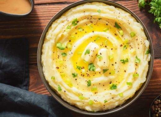 Purée de pommes de terre à l&rsquo;huile d&rsquo;olive