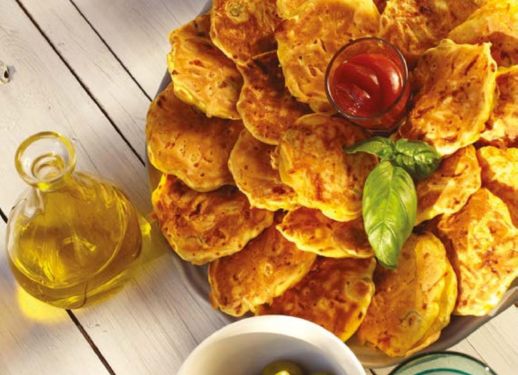 Blinis carottes olives vertes