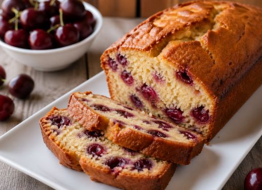 Cake aux cerises