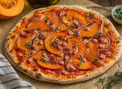 Pizza au potimarron